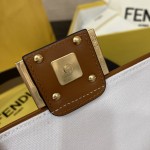 FENDI Small 2020 Latest Baguette Denim F Logo Collection